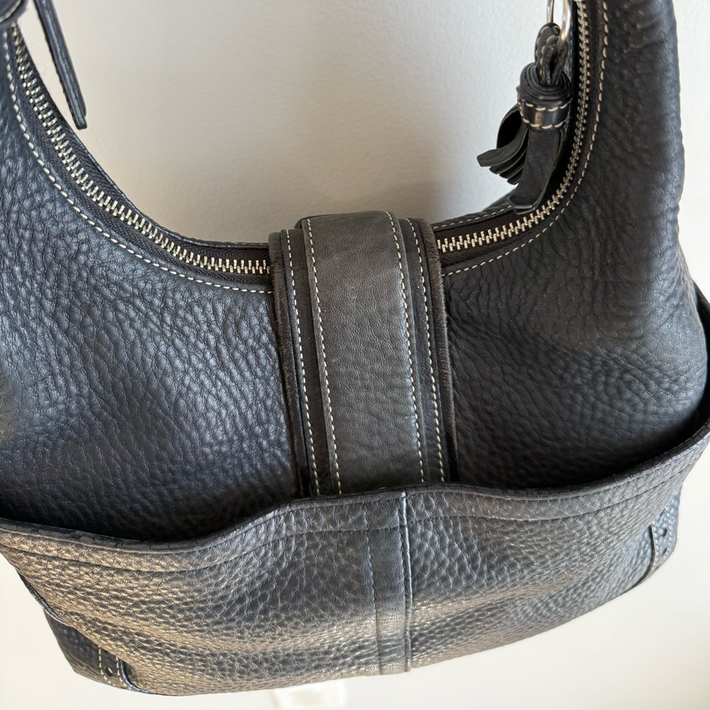 Coach Vintage Y2K Soho Buckle Hobo Bag 5054 - Black Pebbled Leather - Picture 12 of 15
